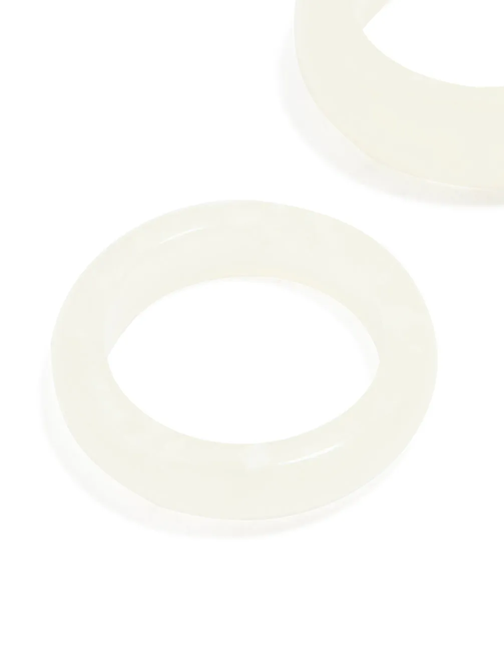 White Acrylic Marbled Rings 2-Pack sold by lovisa product image thumbnail 2