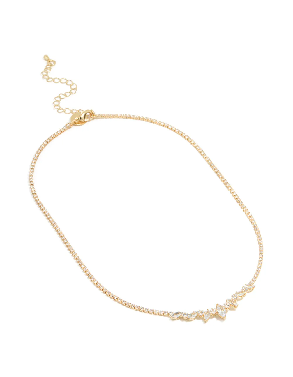 Silver Cubic Zirconia Pear Shaped Pendants Necklace sold by lovisa product image thumbnail 2