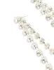 Silver Diamante Pearl Chain Drop Earrings sold by lovisa