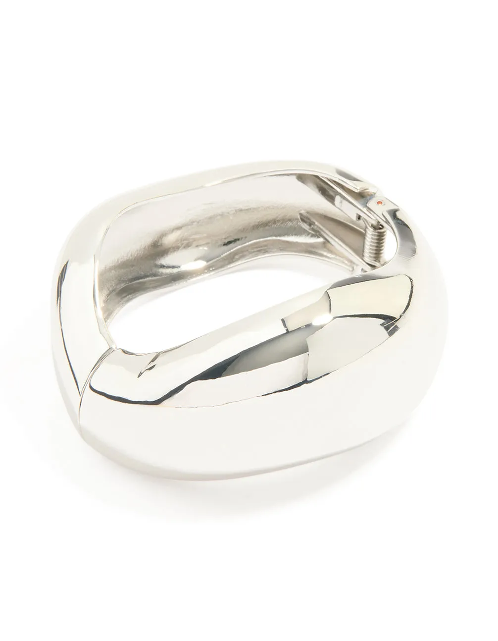 Silver Organic Small Wave Bangle sold by lovisa