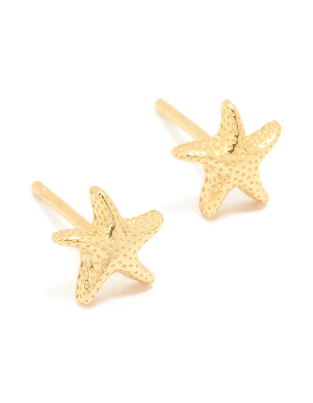 Gold Plated Sterling Silver Starfish Earrings sold by lovisa