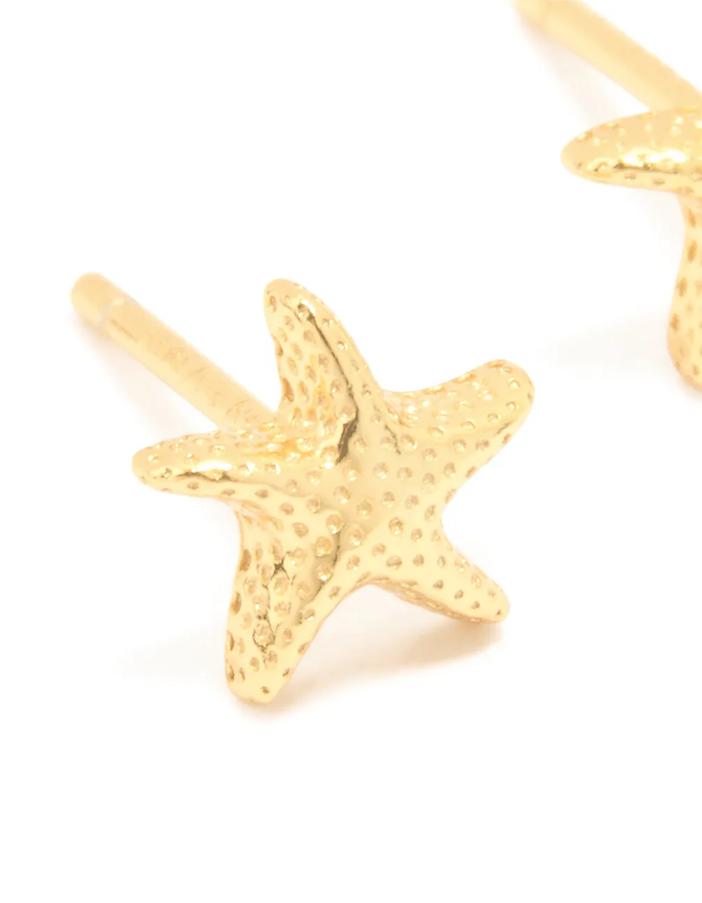 Gold Plated Sterling Silver Starfish Earrings sold by lovisa product image thumbnail 2