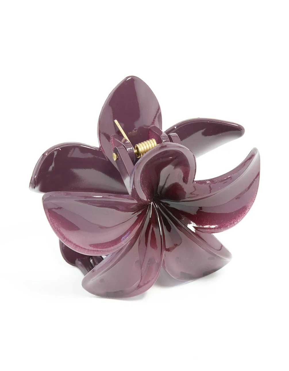 Plum Frangipani Hair Claw Clip sold by lovisa product image thumbnail 2