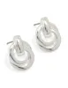Silver Doorknocker Stud Earrings sold by lovisa