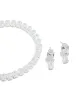 Silver Cubic Zirconia Tennis Bracelet & Teardrop Earrings Set sold by lovisa
