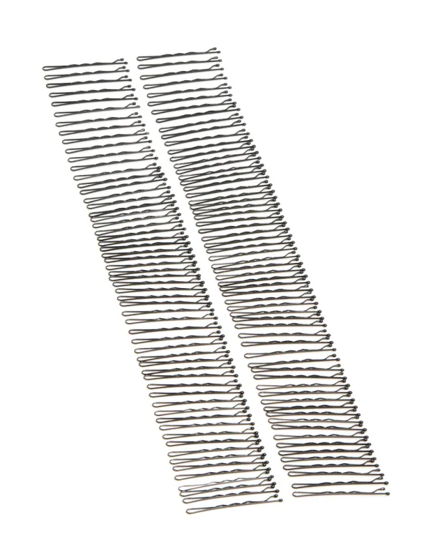 Black Bobby Pins 120-Pack sold by lovisa