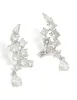 Silver Cubic Zirconia Drop Earrings sold by lovisa