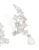 Silver Cubic Zirconia Drop Earrings sold by lovisa