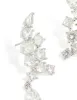 Silver Cubic Zirconia Drop Earrings sold by lovisa