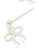 Sterling Silver Bow Drop Earrings sold by lovisa
