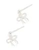 Sterling Silver Bow Drop Earrings sold by lovisa