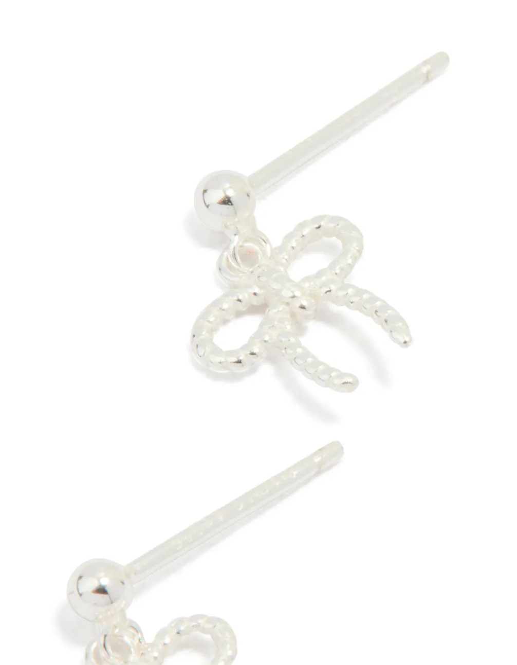 Sterling Silver Bow Drop Earrings sold by lovisa product image thumbnail 3