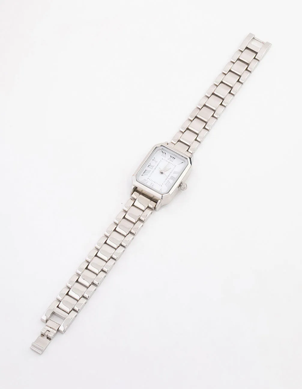 Silver Rectangle Roman Numeral Watch sold by lovisa product image thumbnail 2