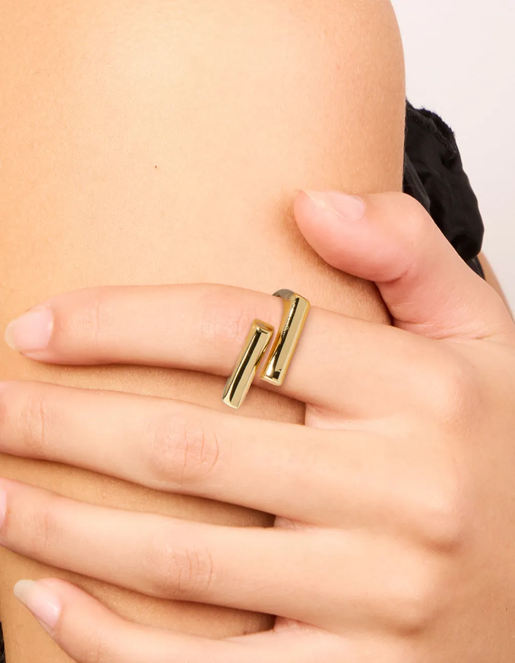 Gold Plated Block Ring sold by lovisa product image thumbnail 2