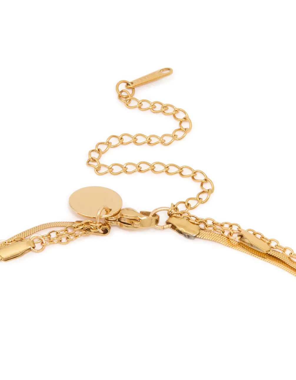 Waterproof Gold Plated Stainless Steel Snake Chain Necklace sold by lovisa product image thumbnail 3