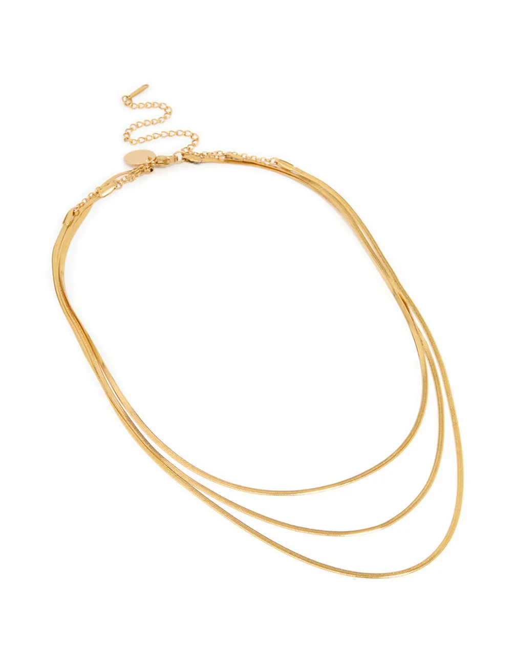 Waterproof Gold Plated Stainless Steel Snake Chain Necklace sold by lovisa product image thumbnail 2