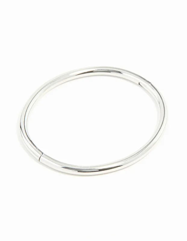 Waterproof Stainless Steel Simple Hinged Bangle sold by lovisa