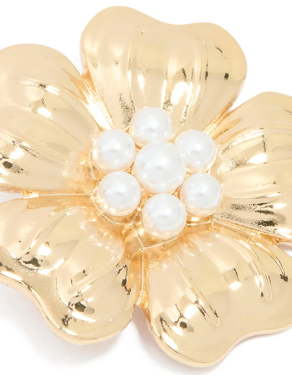 Gold Pearl Floral Brooch sold by lovisa product image thumbnail 2