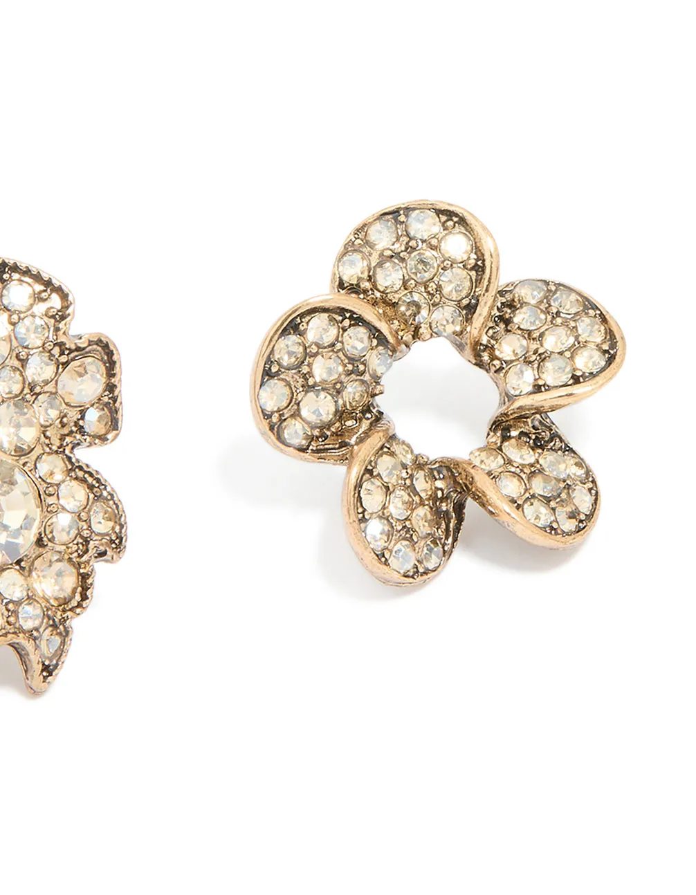 Worn Gold Diamante Leaf Brooches 3-Pack sold by lovisa product image thumbnail 3