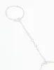 Silver Cubic Zirconia Bezel Hand Chain sold by lovisa