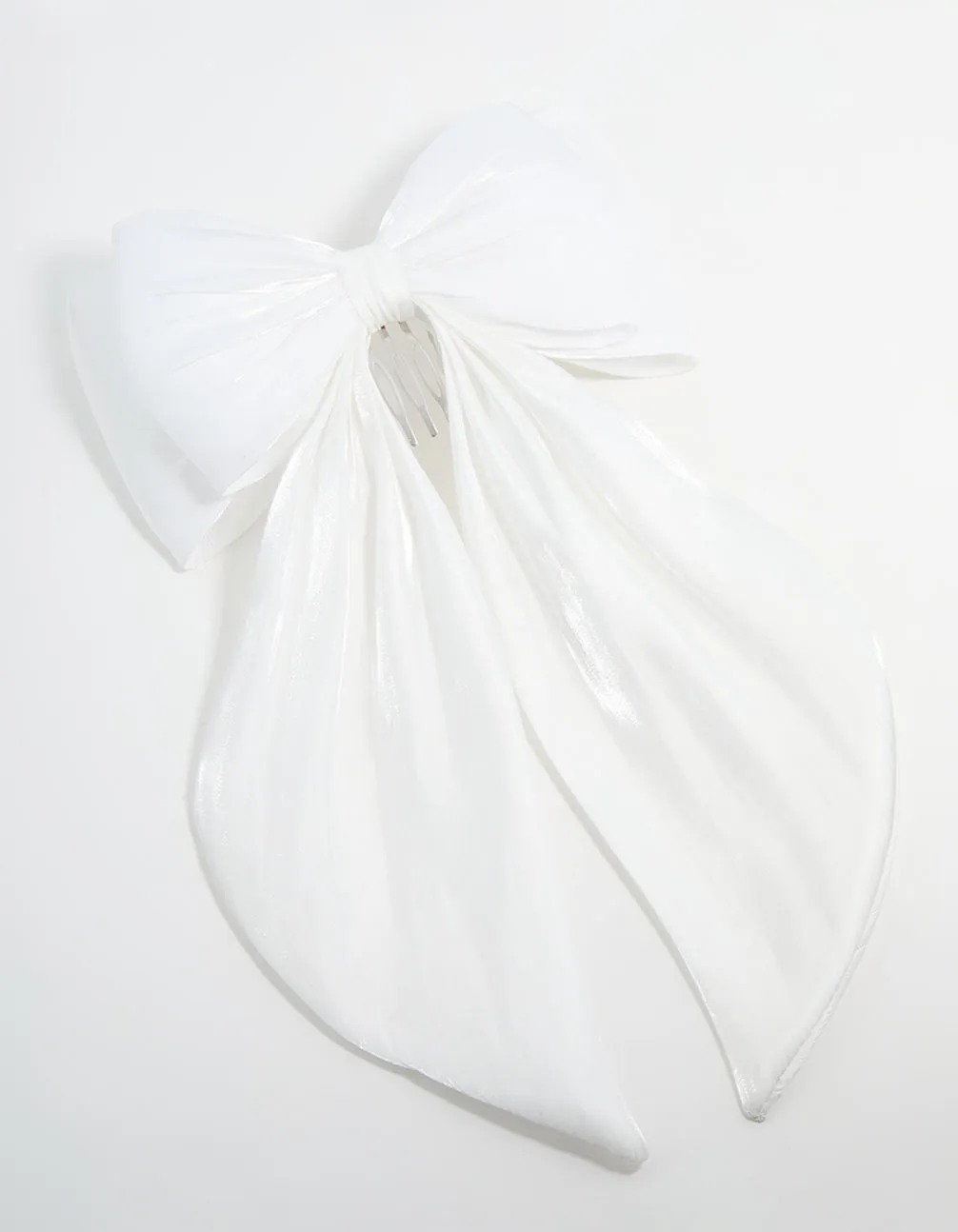 Cream Bow Layered Clip sold by lovisa