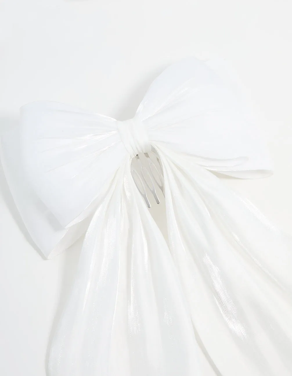 Cream Bow Layered Clip sold by lovisa product image thumbnail 2