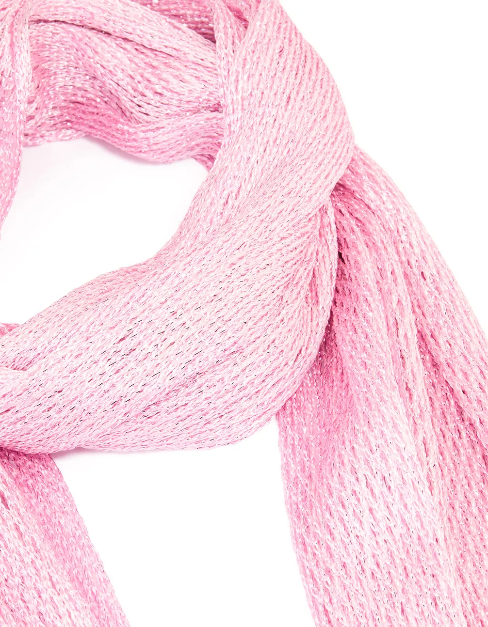 Pink Glitter Fabric Draped Scarf sold by lovisa product image thumbnail 2