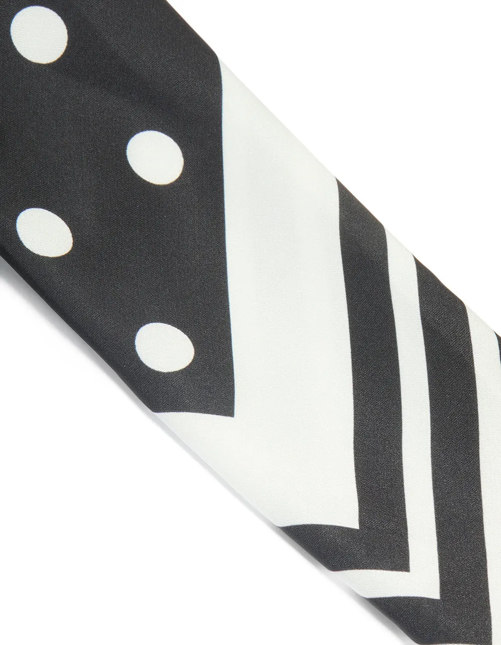Black & White Polka Dot Fabric Scarf sold by lovisa product image thumbnail 3