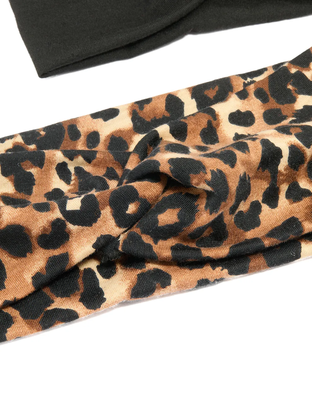 Animal Print Twisted Stretch Headbands 2-Pack sold by lovisa product image thumbnail 2