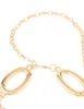 Gold Large Oval & Circle Belt sold by lovisa