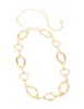 Gold Large Oval & Circle Belt sold by lovisa