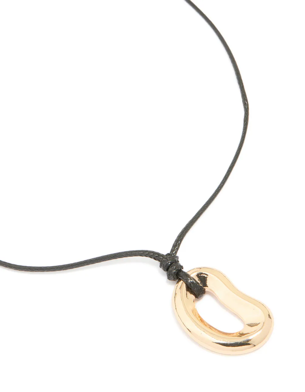 Gold Organic Pendant Cord Necklace sold by lovisa