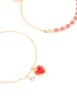Gold Diamante Heart Charm Bracelets 2-Pack sold by lovisa