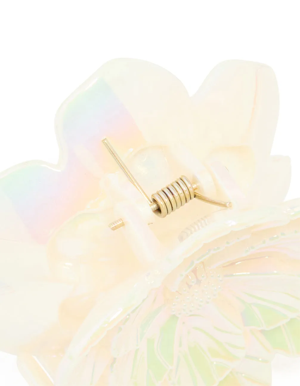 Pearlised Double Flower Claw Clip sold by lovisa product image thumbnail 3