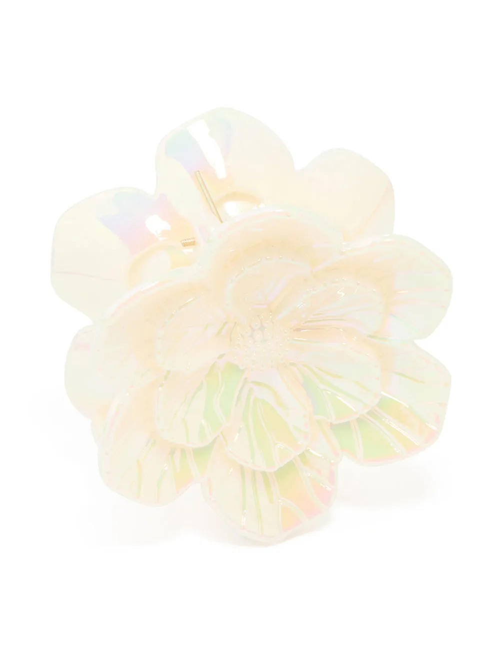 Pearlised Double Flower Claw Clip sold by lovisa product image thumbnail 2