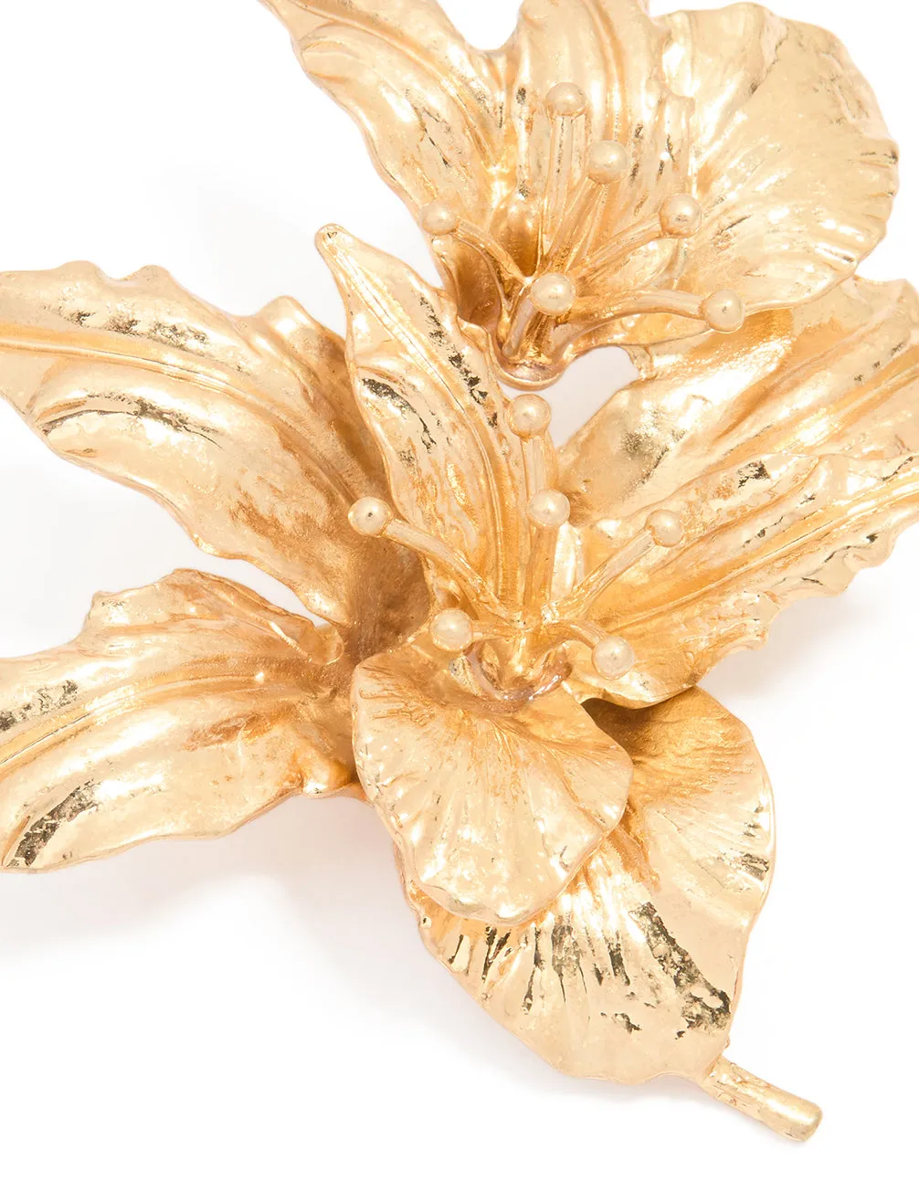 Gold Tropical Floral Brooch sold by lovisa product image thumbnail 2