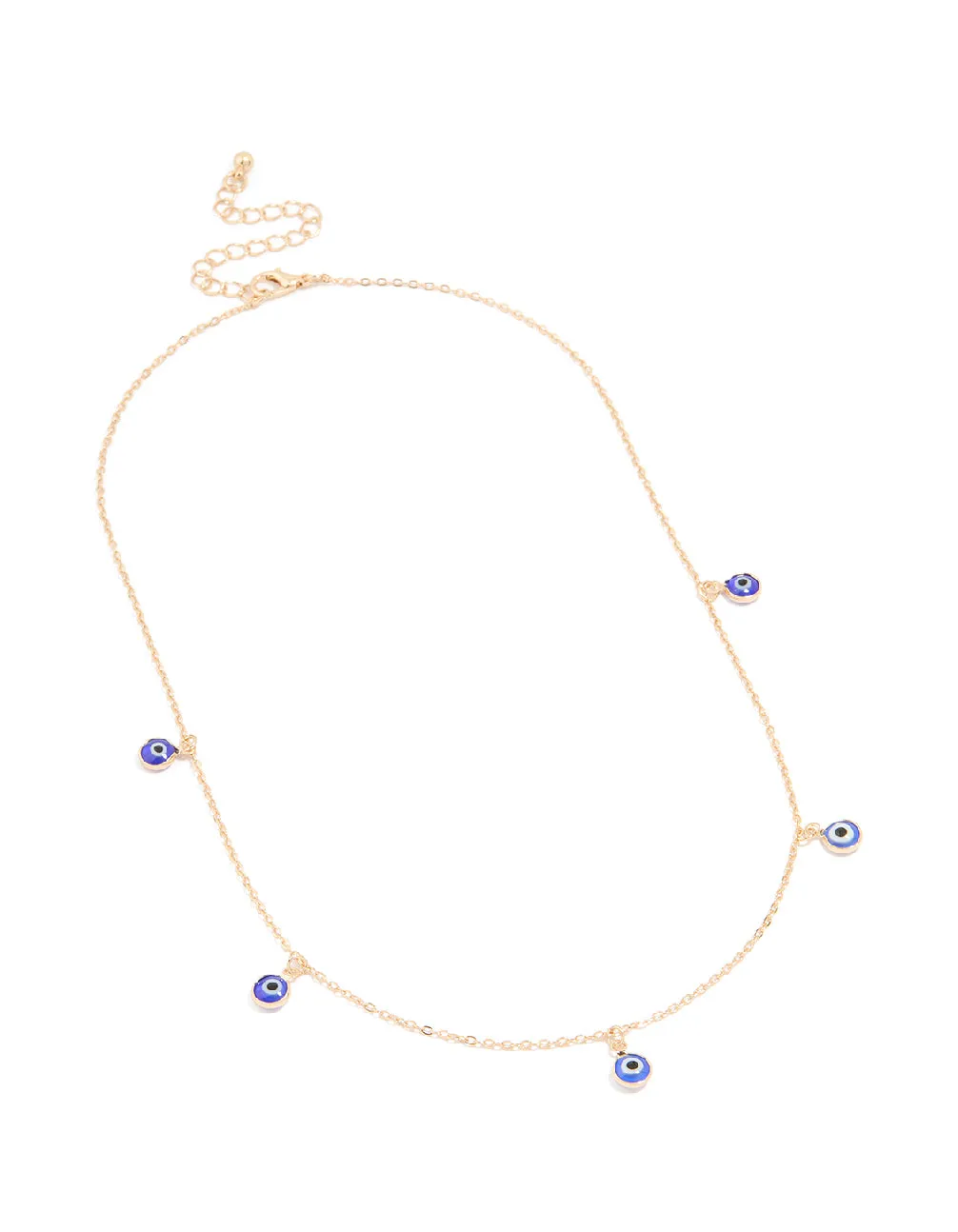 Gold Enamel Evil Eye Necklace sold by lovisa product image thumbnail 2