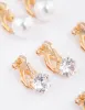 Gold Pearl & Diamante Clip On Earrings 5-Pack sold by lovisa