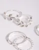 Silver Leaves Ring Stack 8-Pack sold by lovisa
