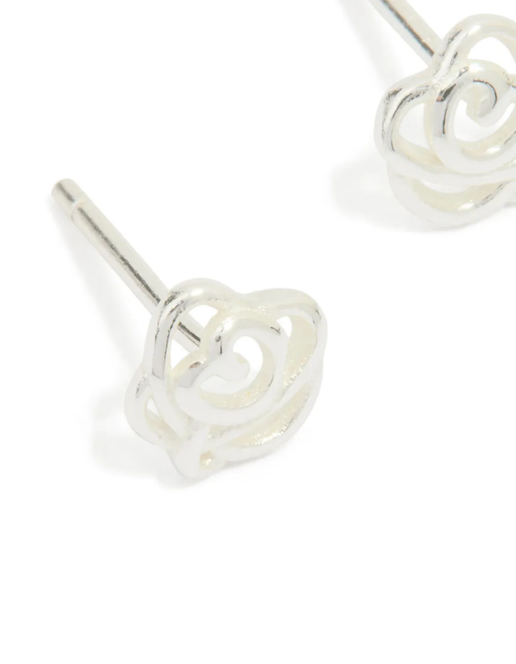 Sterling Silver Cubic Zirconia Rose Stud Earrings sold by lovisa product image thumbnail 2