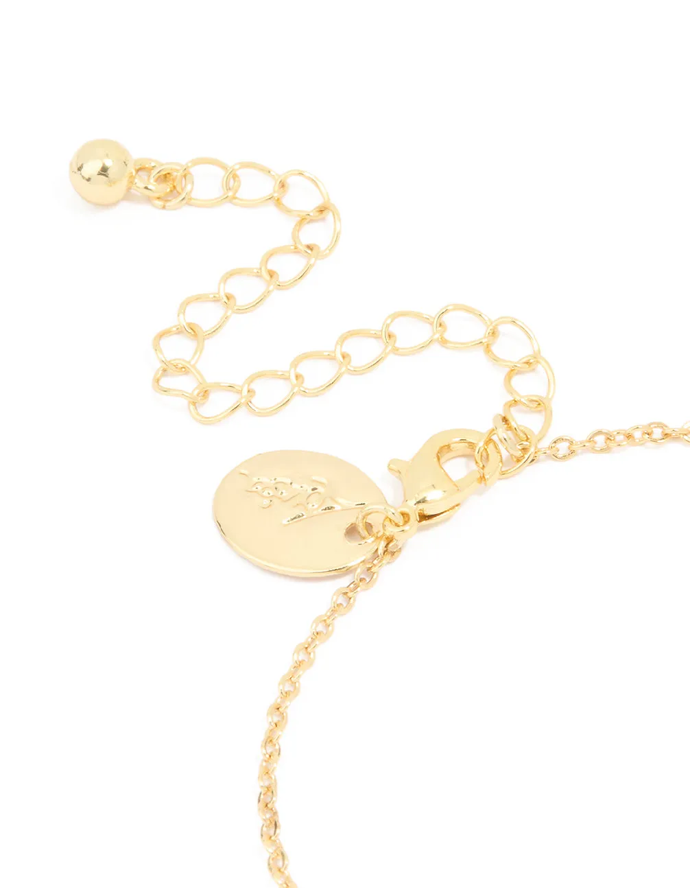Gold Plated Pink Butterfly & Star Bracelet sold by lovisa product image thumbnail 3