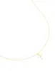 Gold Plated Sterling Silver Cubic Zirconia Cross Necklace sold by lovisa