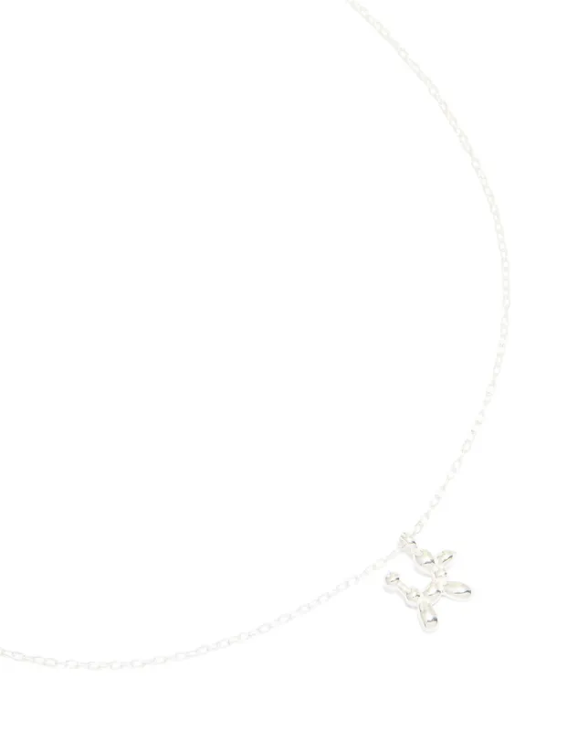 Sterling Silver Balloon Dog Necklace sold by lovisa