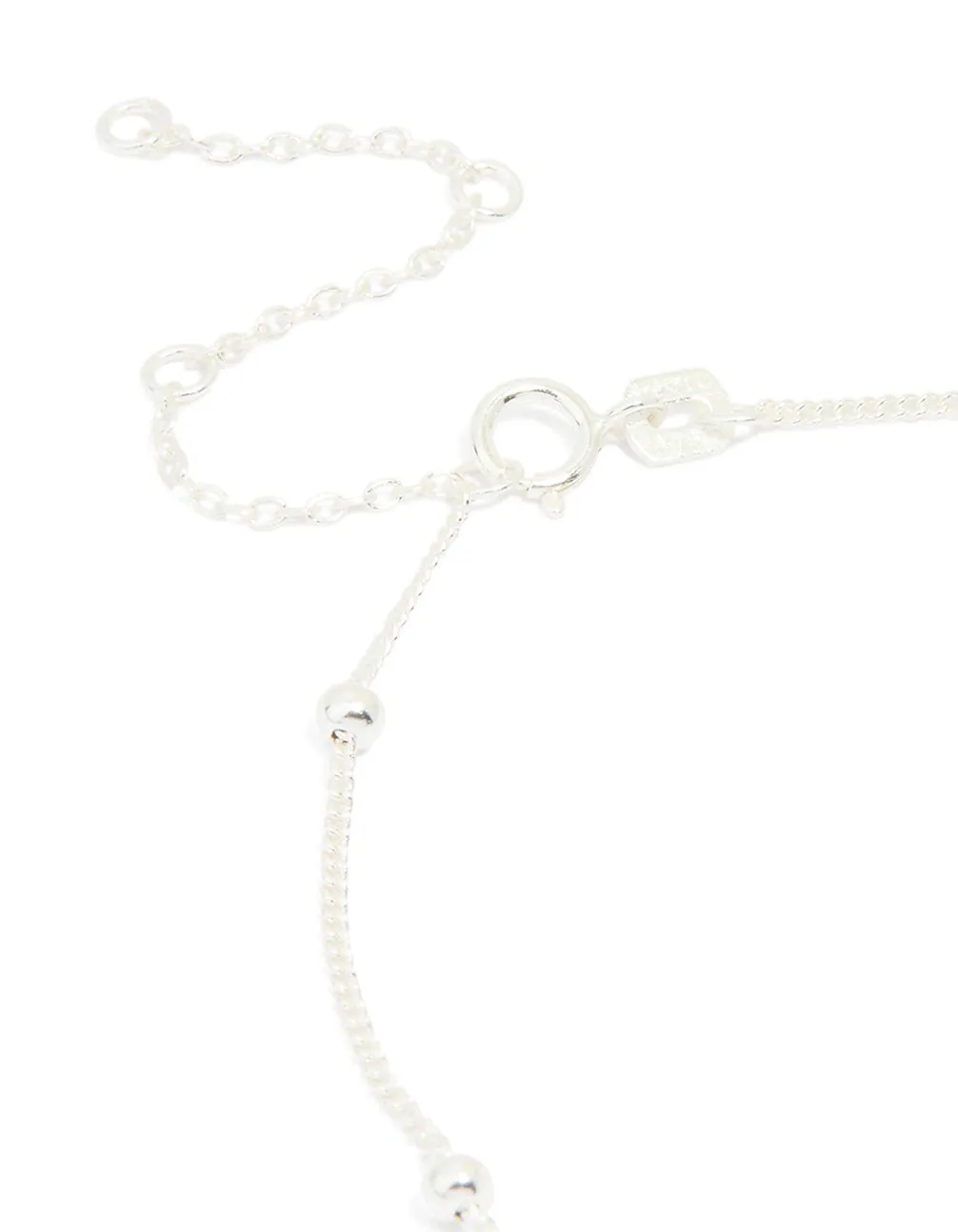 Sterling Silver Large Station Bracelet sold by lovisa product image thumbnail 3