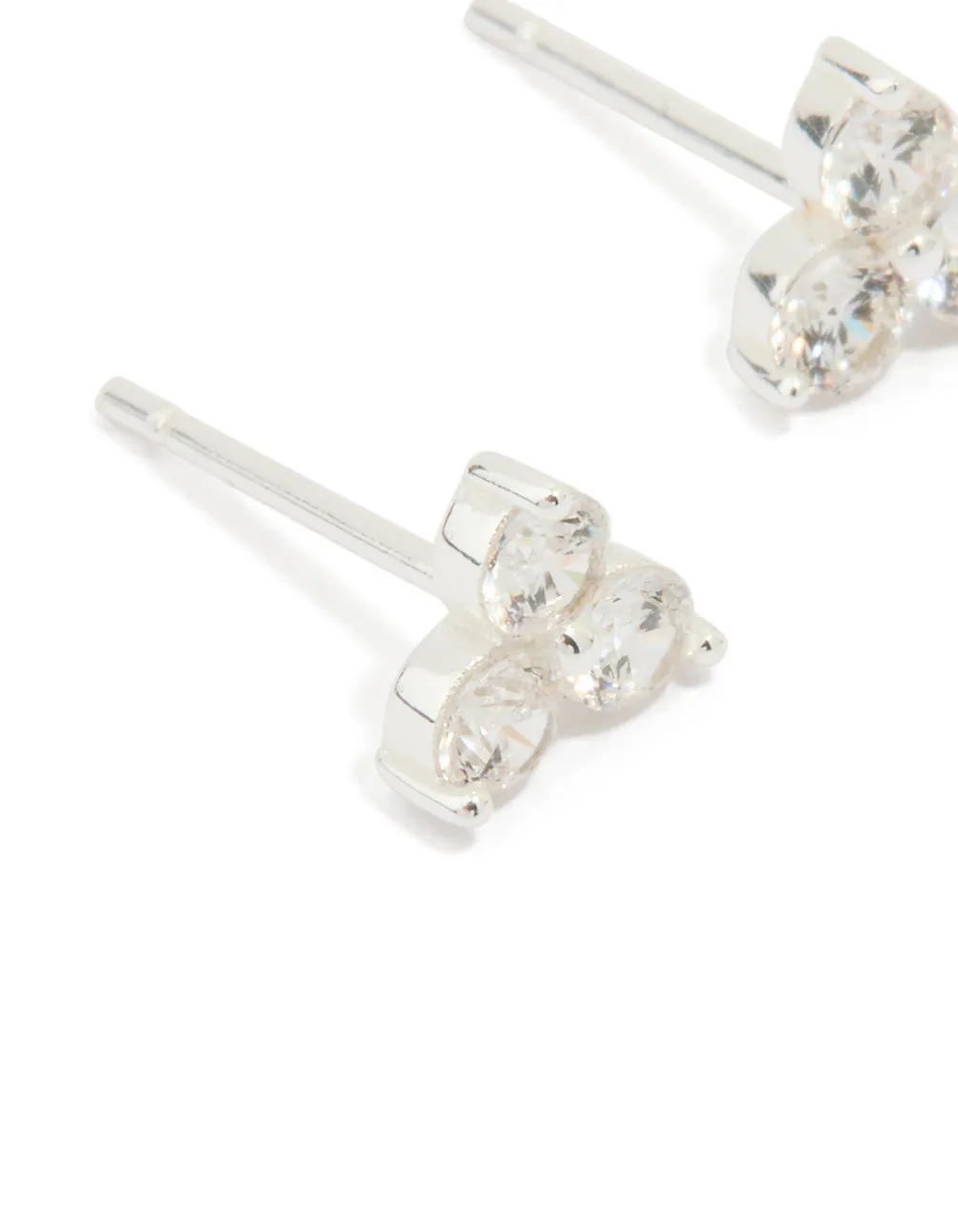 Sterling Silver Cubic Zirconia Trio Stud Earrings sold by lovisa product image thumbnail 2