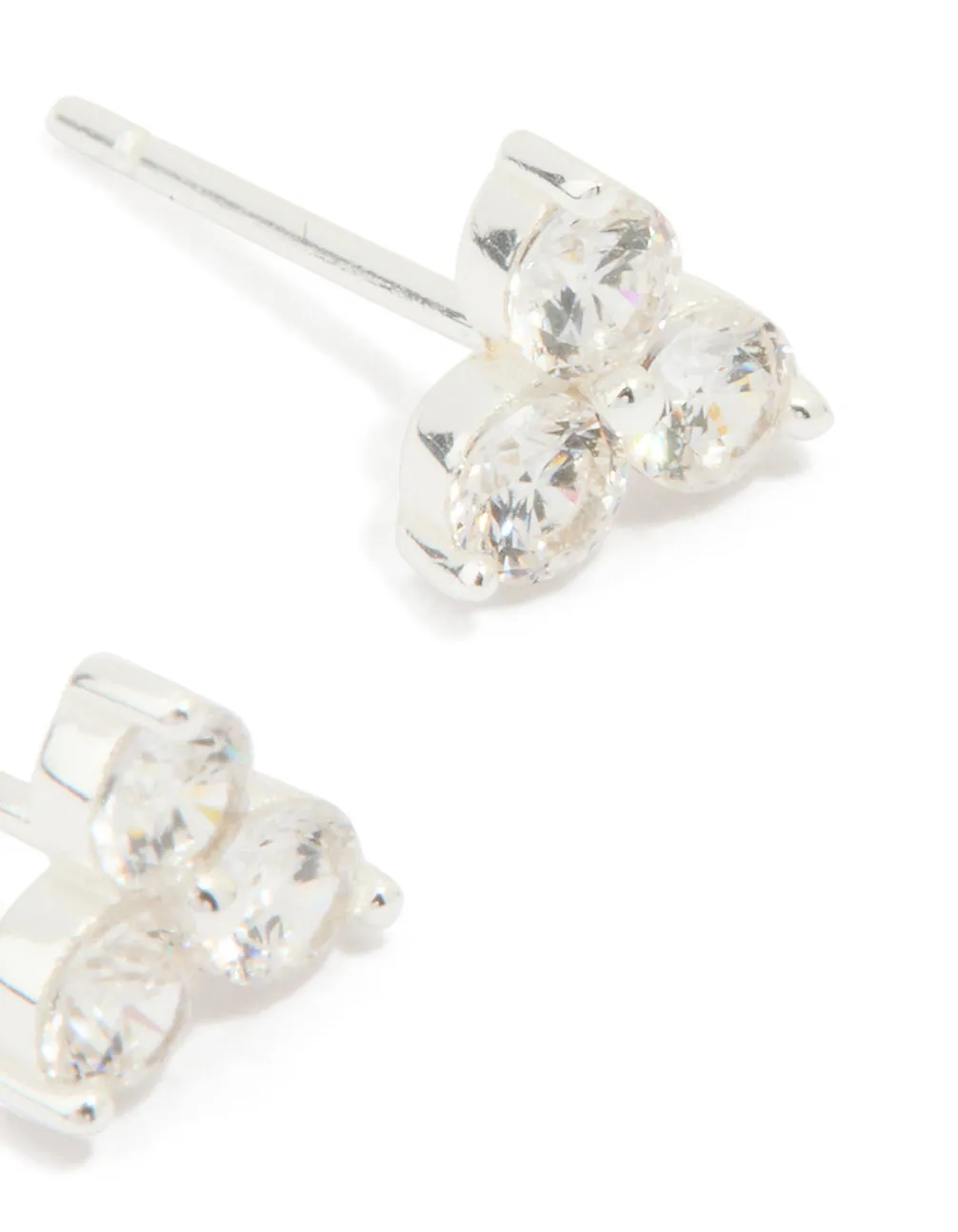 Sterling Silver Cubic Zirconia Trio Stud Earrings sold by lovisa product image thumbnail 3