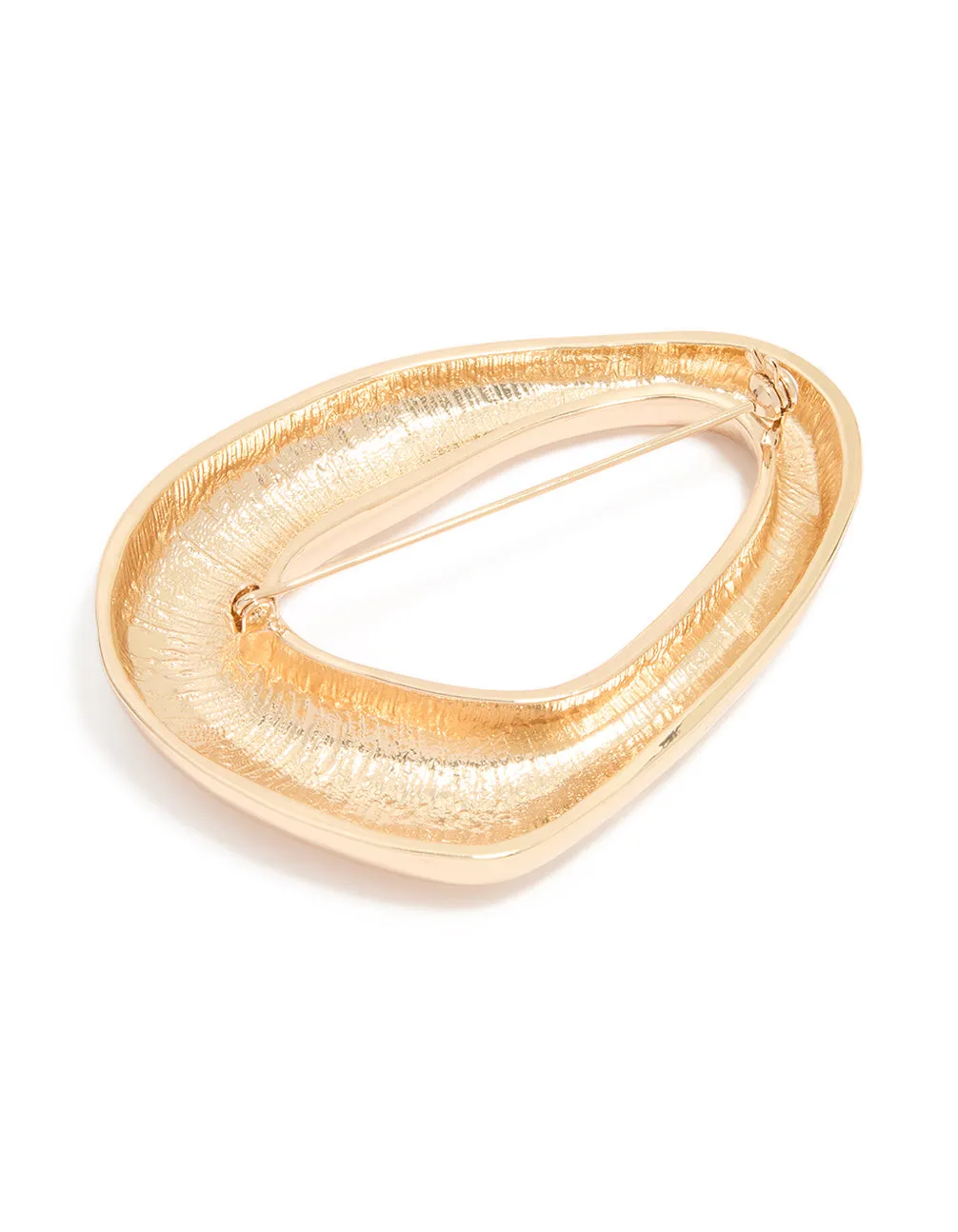 Gold Organic Oval Brooch sold by lovisa product image thumbnail 3