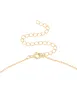 Gold Plated Cubic Zirconia Hollow Flower Necklace sold by lovisa