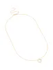 Gold Plated Cubic Zirconia Hollow Flower Necklace sold by lovisa