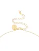 Gold Plated Cubic Zirconia Floral Teardrop Necklace sold by lovisa